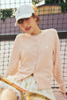 muted pink polka dot
