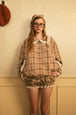 toffee plaid