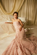 pink petal lace