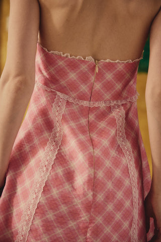 flamingo mini dress