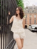 cream lace
