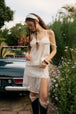 rose white lace