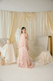 pink meringue lace