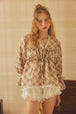 cocoa glow plaid
