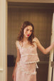 rosy blush plaid